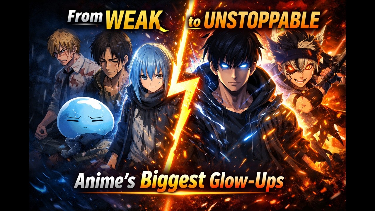 From Weak to UNSTOPPABLE: Anime’s Biggest Glow-Ups