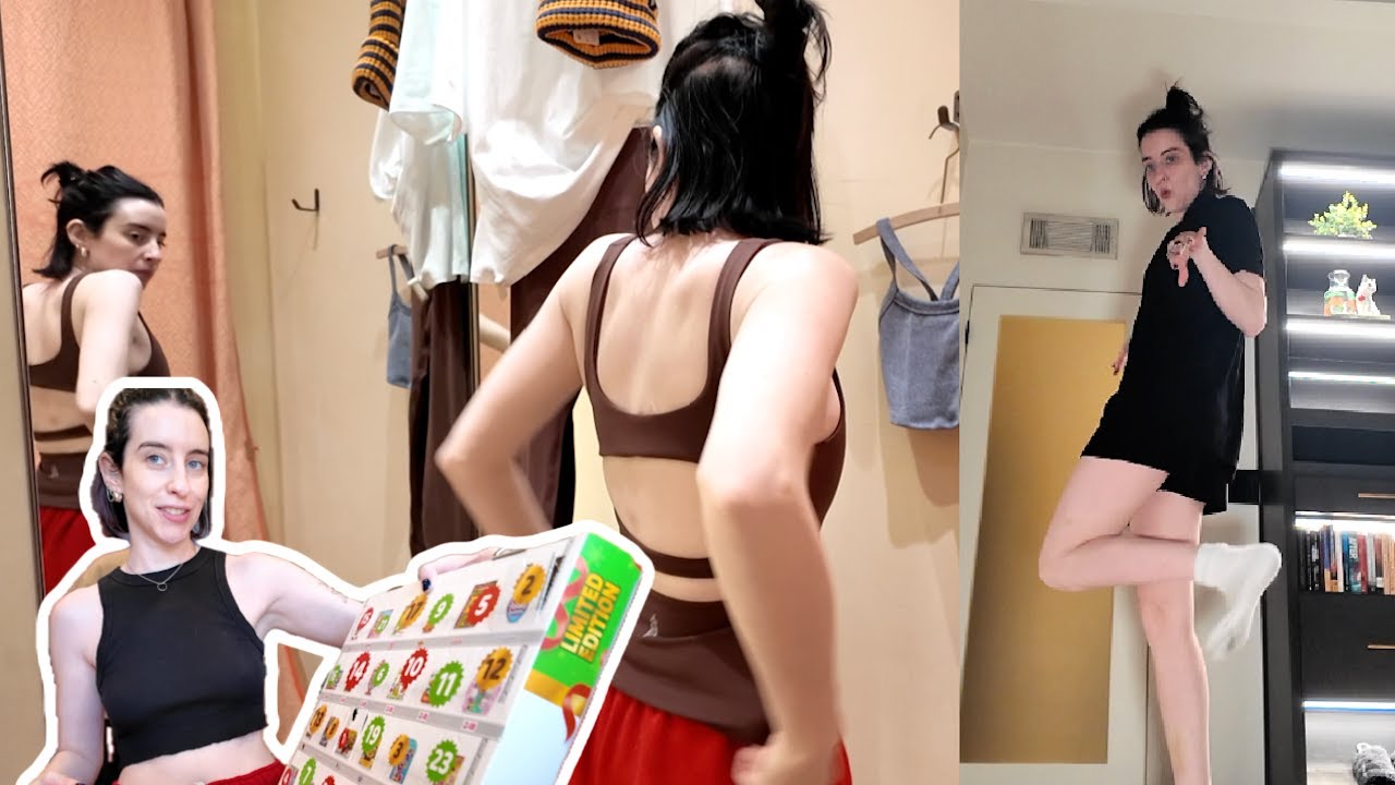 FreePeople + Skims try on! Advent Calendar + Christmas cookies!! (Vlogmas day 3)