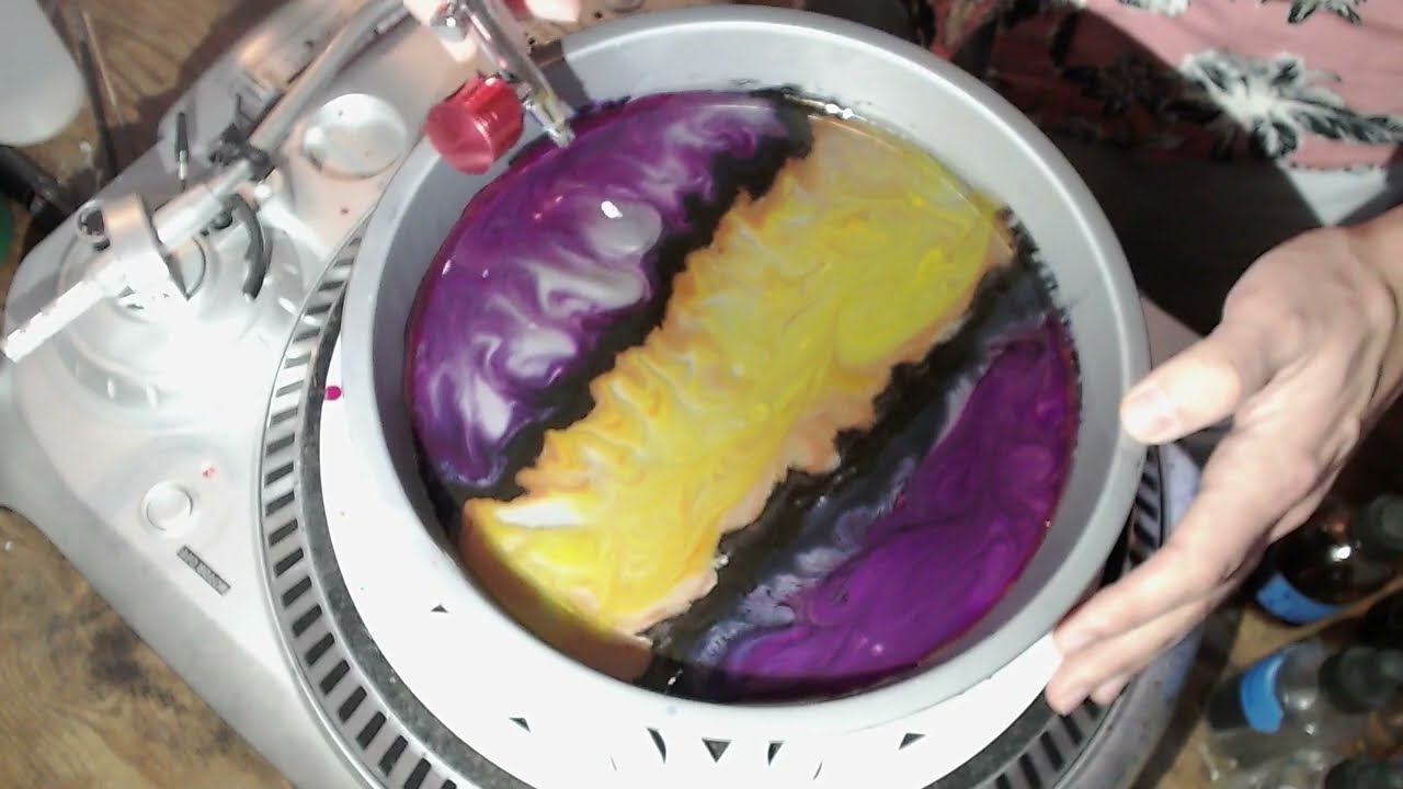Creamy Discs Glue Bed Tutorial Disc Golf Disc Dye - Rift Style