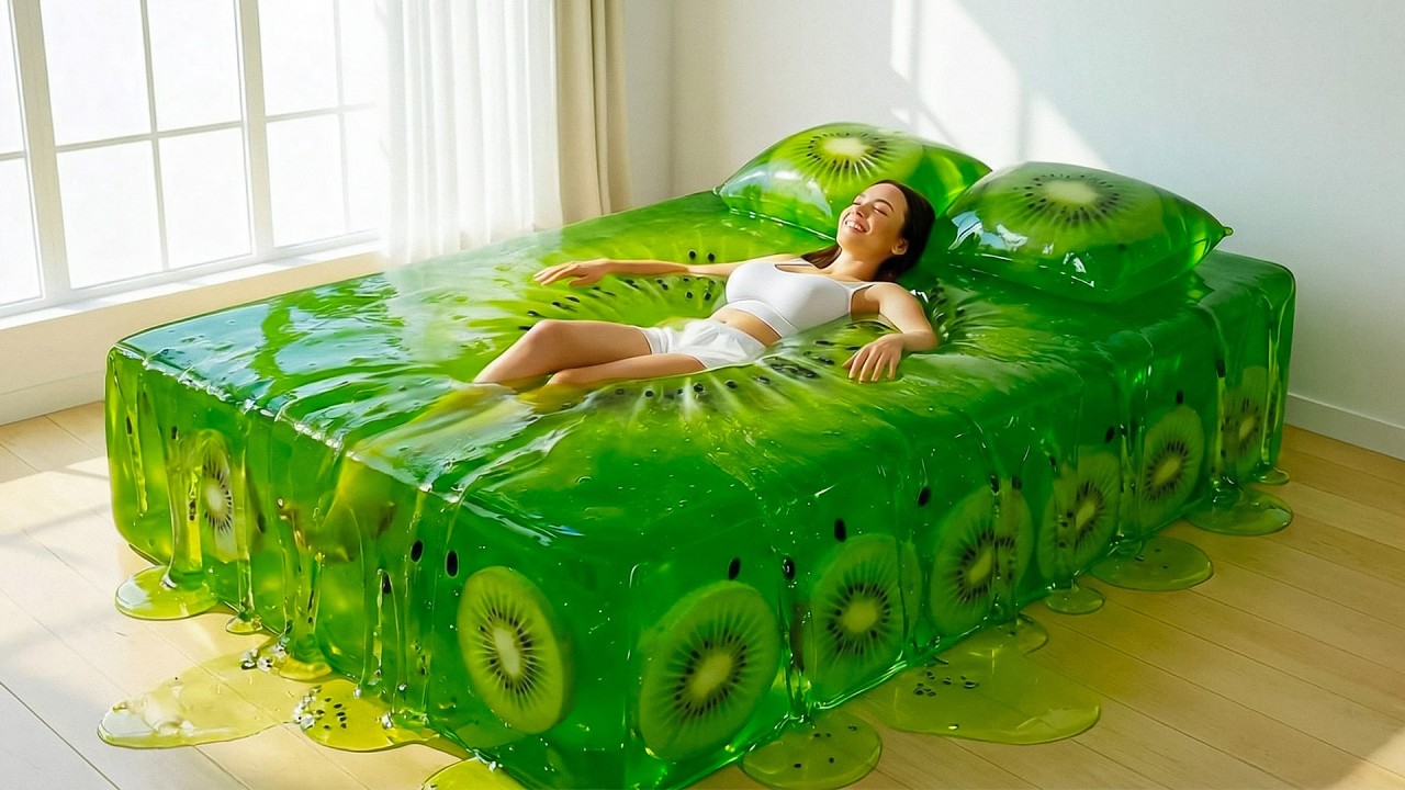 Which Impossible Bed Would You Dare To Try? 🥝🛌✨| Unreal Satisfying Oddly Asmr Experience