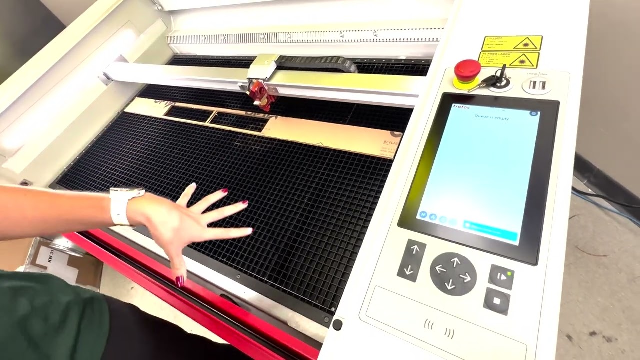FabLab Fundamentals: Trotec Laser Cutter - Raster Cutting