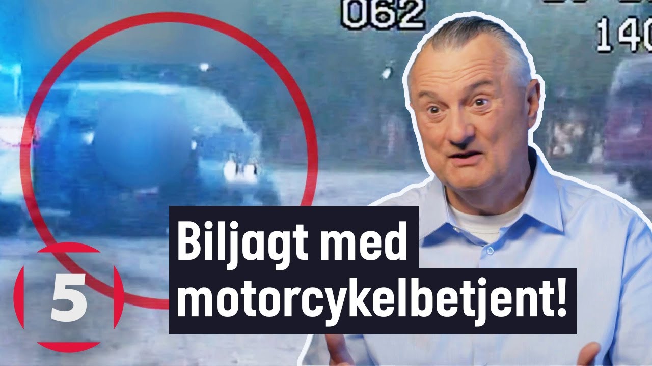 Biljagt igennem industrikvarter! | Fanget På Politiets Kamera | Kanal 5 Danmark