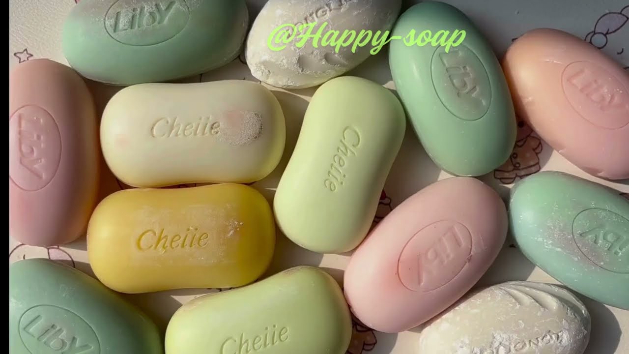 ASMR Soap Cutting|Dry Soap Cutting ASMR|Satisfying Sound ASMR|No Talking|Crispy Lovely Vintage Soaps