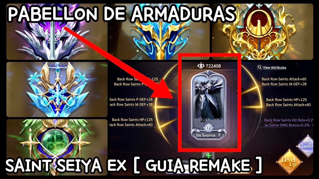 Saint Seiya EX [ Guía del Pabellón de Armaduras ] REMAKE