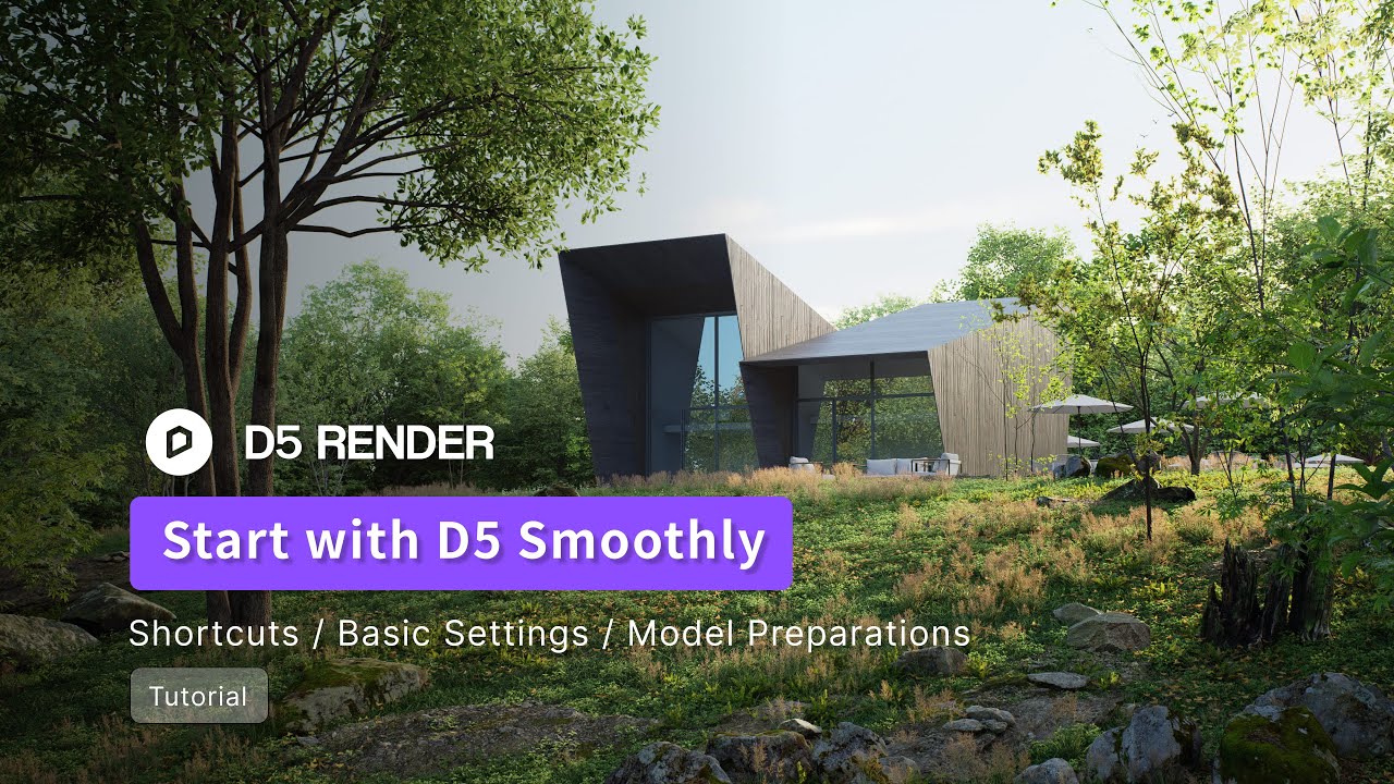 Start with D5 Smoothly: Shortcuts, Basic Settings, Model Preparations