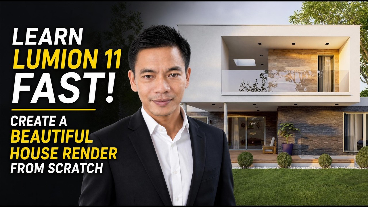 LUMION 11 TUTORIAL SERIES #1 BEAUTY HOUSE