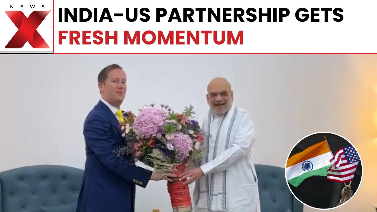 India-US Relations Take Center Stage! Amit Shah Meets US Ambassador Sergio Gor In New Delhi | NewsX