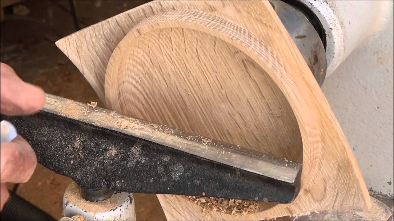 Woodturning With Naked Turner New Square Oak Bowl Part 2