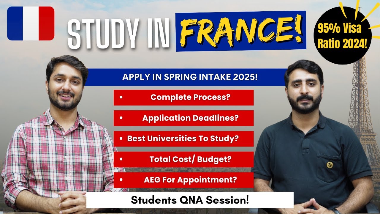 Study In France For Pakistani Students? | Complete Process And Detailed Discussion For 2024 Intake!