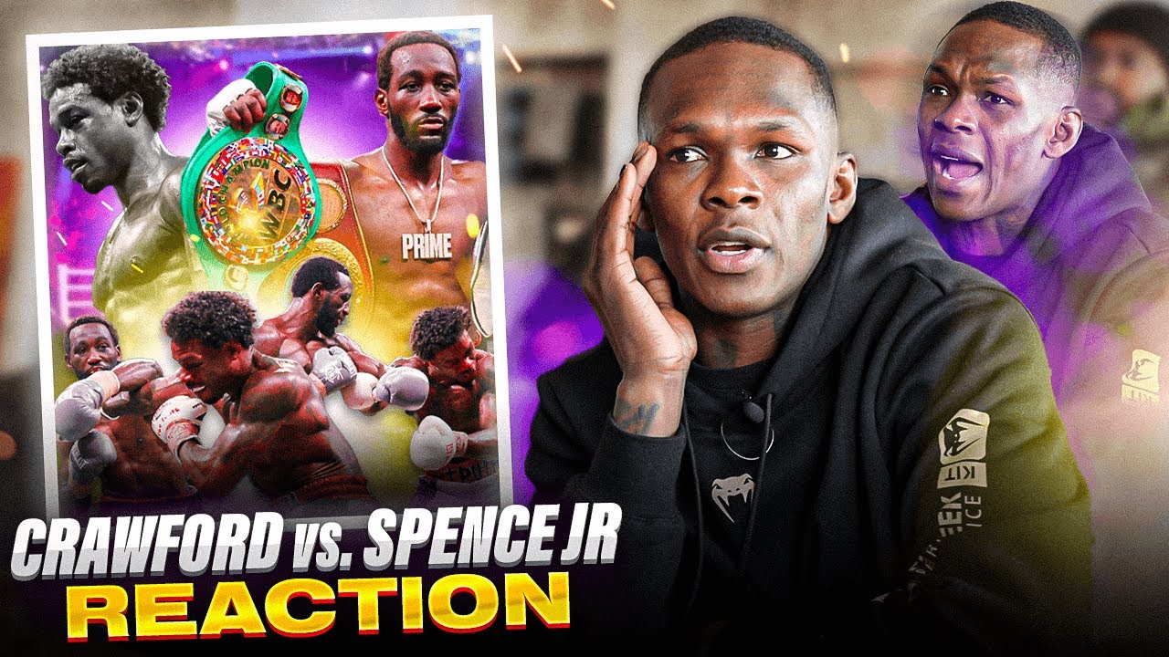 Israel Adesanya Reacts to Terence Crawfords Masterful KO of Errol Spence Jr