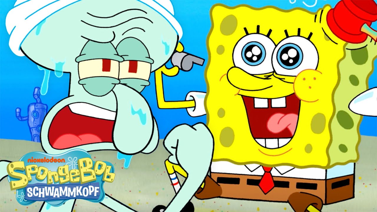 SpongeBob ruiniert Thaddäus’ Tag für 30 Minuten geradeaus 😤 | SpongeBob Schwammkopf