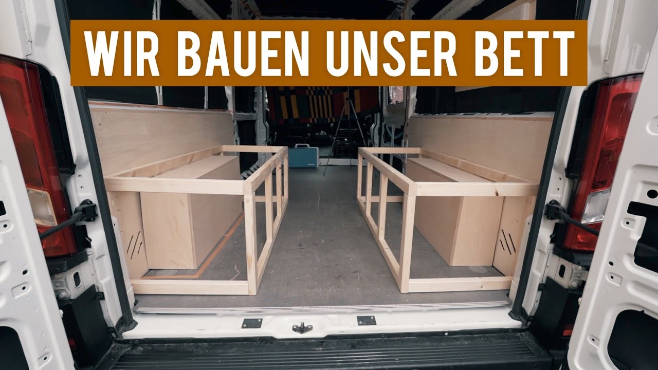 Bettgerüst mit Sitzmöglichkeit im VAN bauen mit Radkasten Box ∙ Teil 1 ∙ DIY Camper Selbstausbau #10
