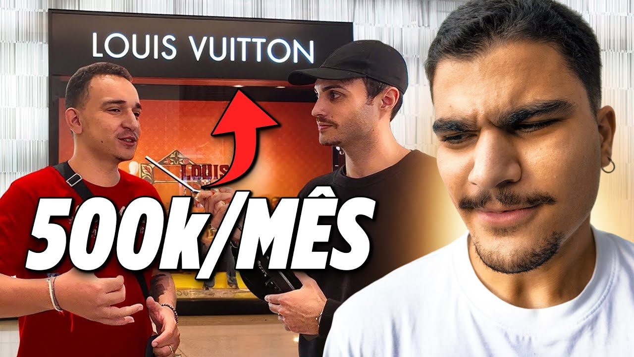 LACTEA REAGINDO: Perguntando o Salário De Clientes Da Louis Vuitton