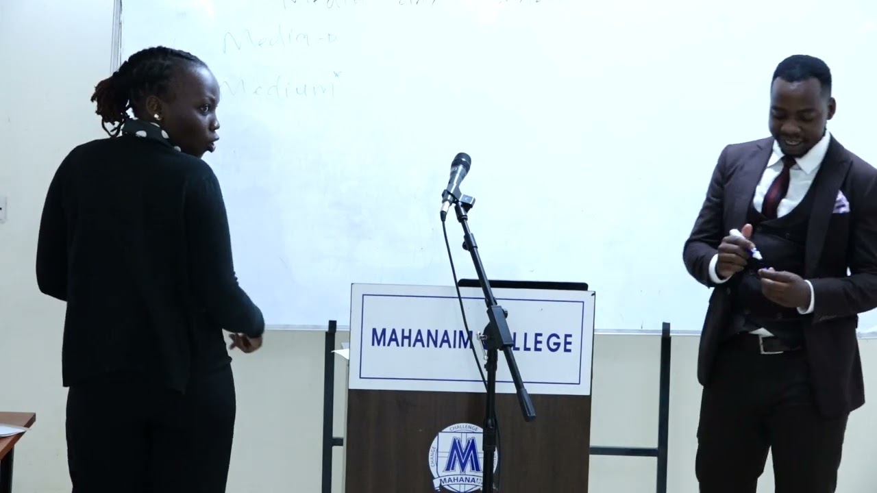 Introduction to Media and Society class with Peter Muema