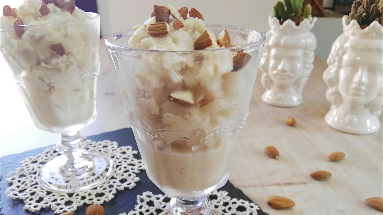 Granita di mandorle tostate