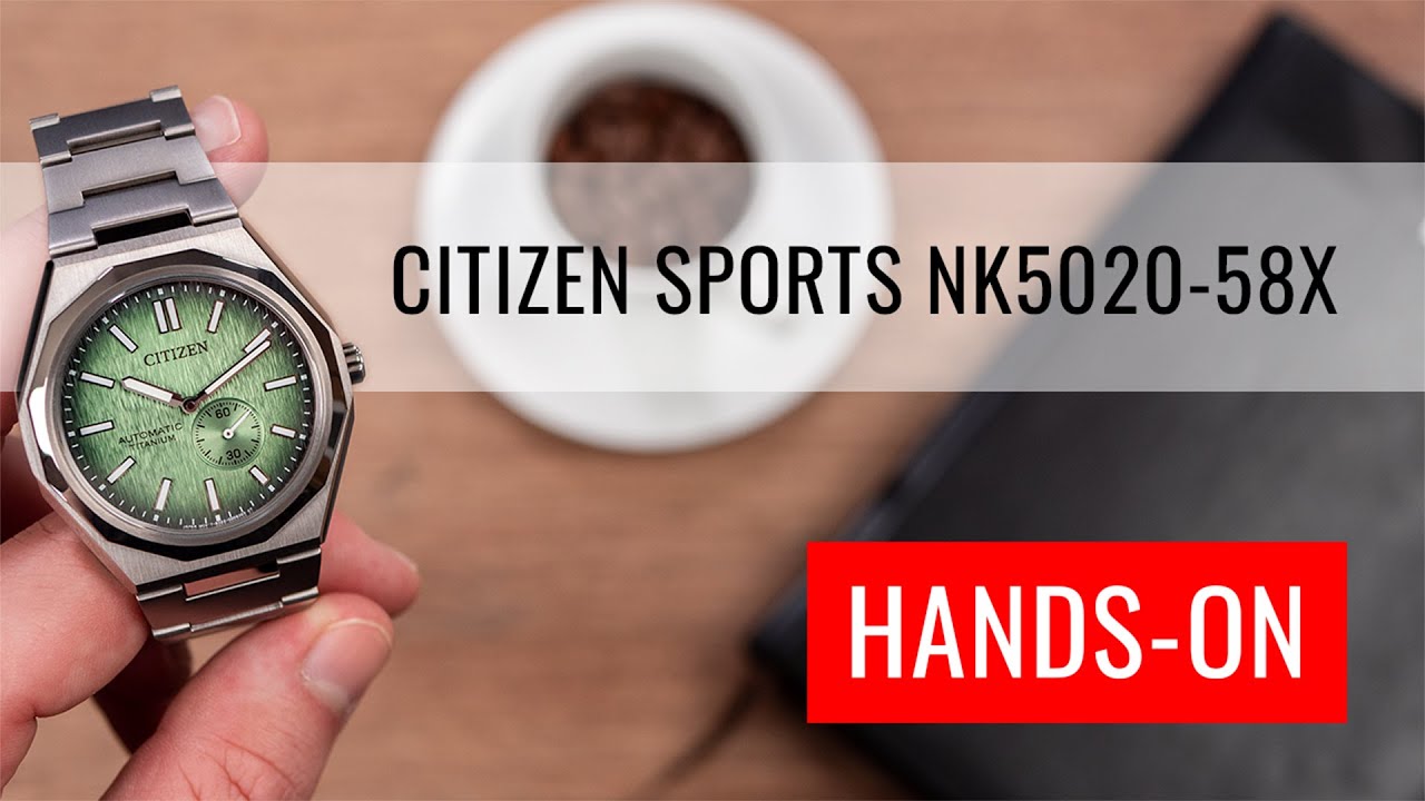 HANDS-ON: Citizen Sports Automatic Super Titanium NK5020-58X