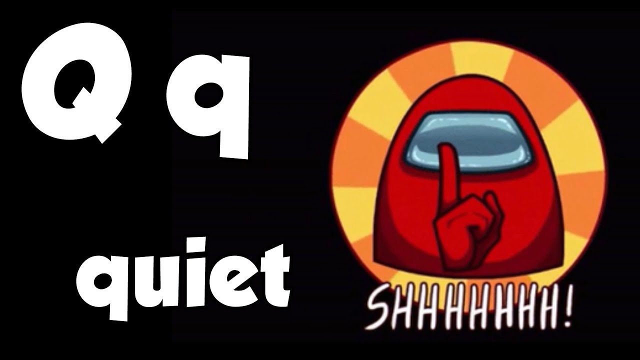 Quiet! 🤫 Phonics Song Among Us | Kidzstation Fun Phonics Song