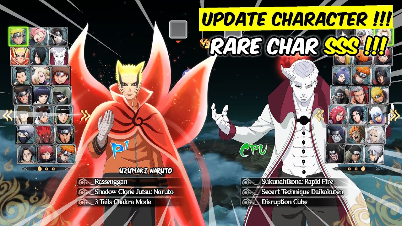 New Patch!!! Update Terbaru Naruto Senki Ninja Storm Connections