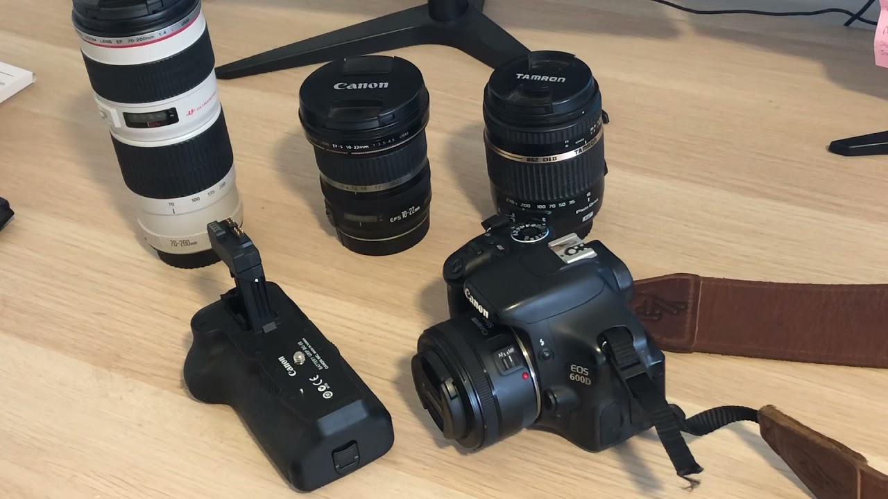 Canon 600d battery grip installation