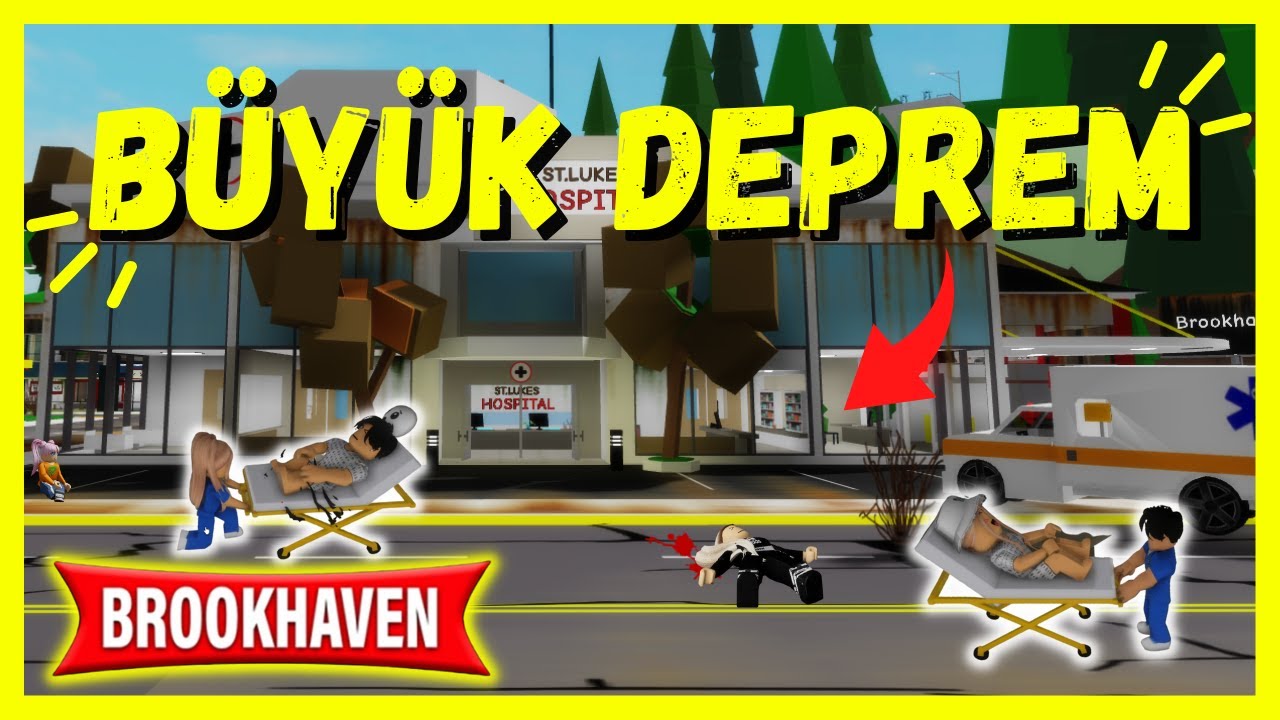 🌆BÜYÜK DEPREM🧑‍⚕️DOKTOR ECE İNSANLARI KURTARIYOR🤝ROBLOX Brookhaven RP🏡