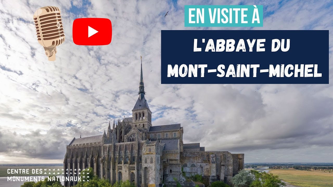 🎙 En visite à l'abbaye du Mont-Saint-Michel ! Joyau du patrimoine français (4k)