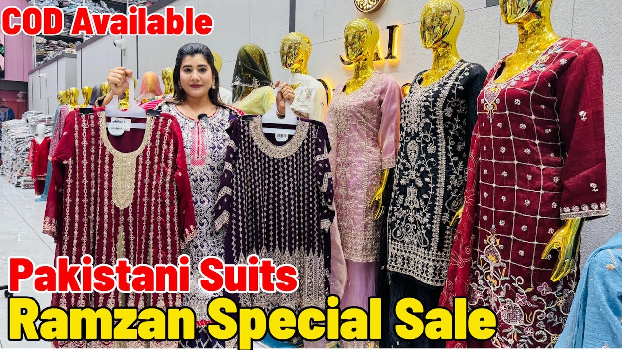 Pakistani Suits - Special Sale 🔥 for Ramzaan / Ladies wear Designer Pakistani Dresses 