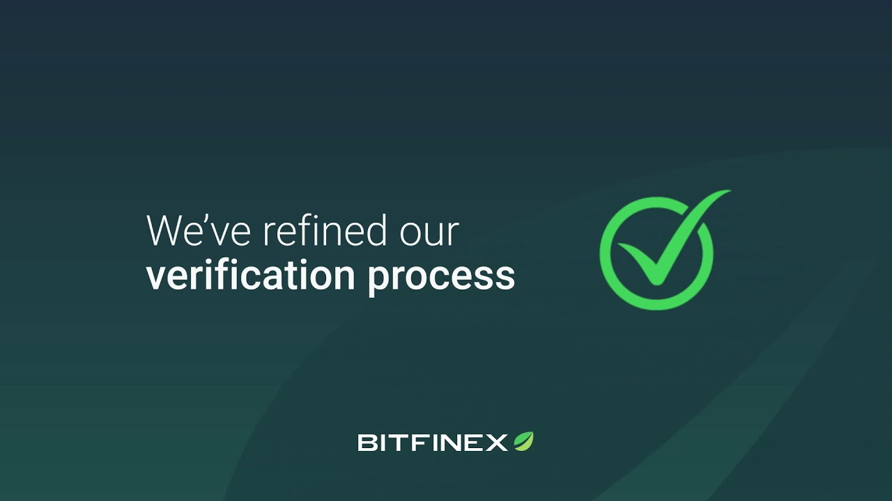 Being a verified user on Bitfinex brings HUGE advantages