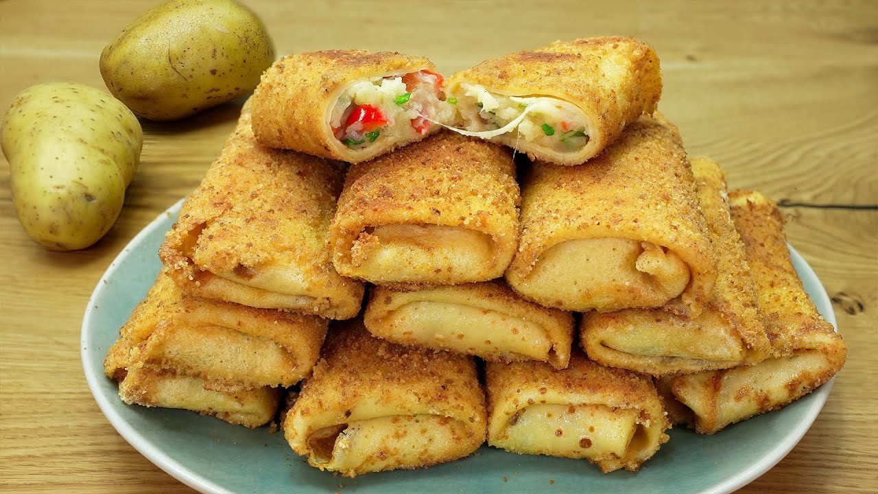 ✔️Если у вас есть 3 картофелины, приготовьте это простое и вкусное блюдо из картофеля. АСМР