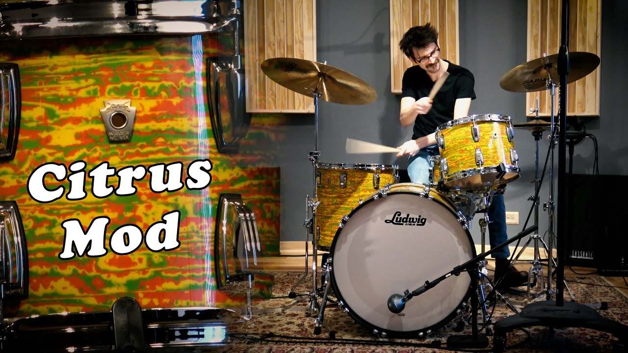LUDWIG Classic Maple Fab with Evans '56 Heads! + Sabian Cymbals