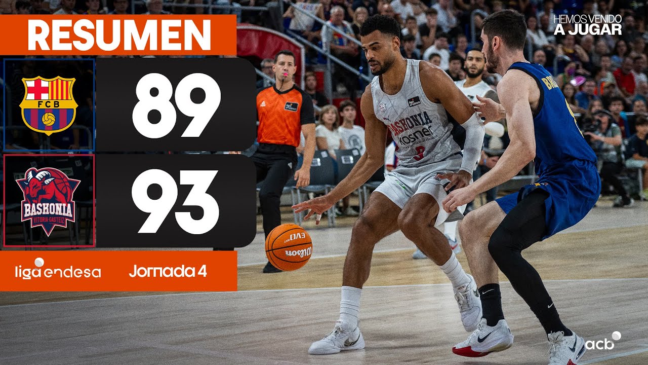 Barça- Baskonia (89-93) RESUMEN | Liga Endesa 2024-25