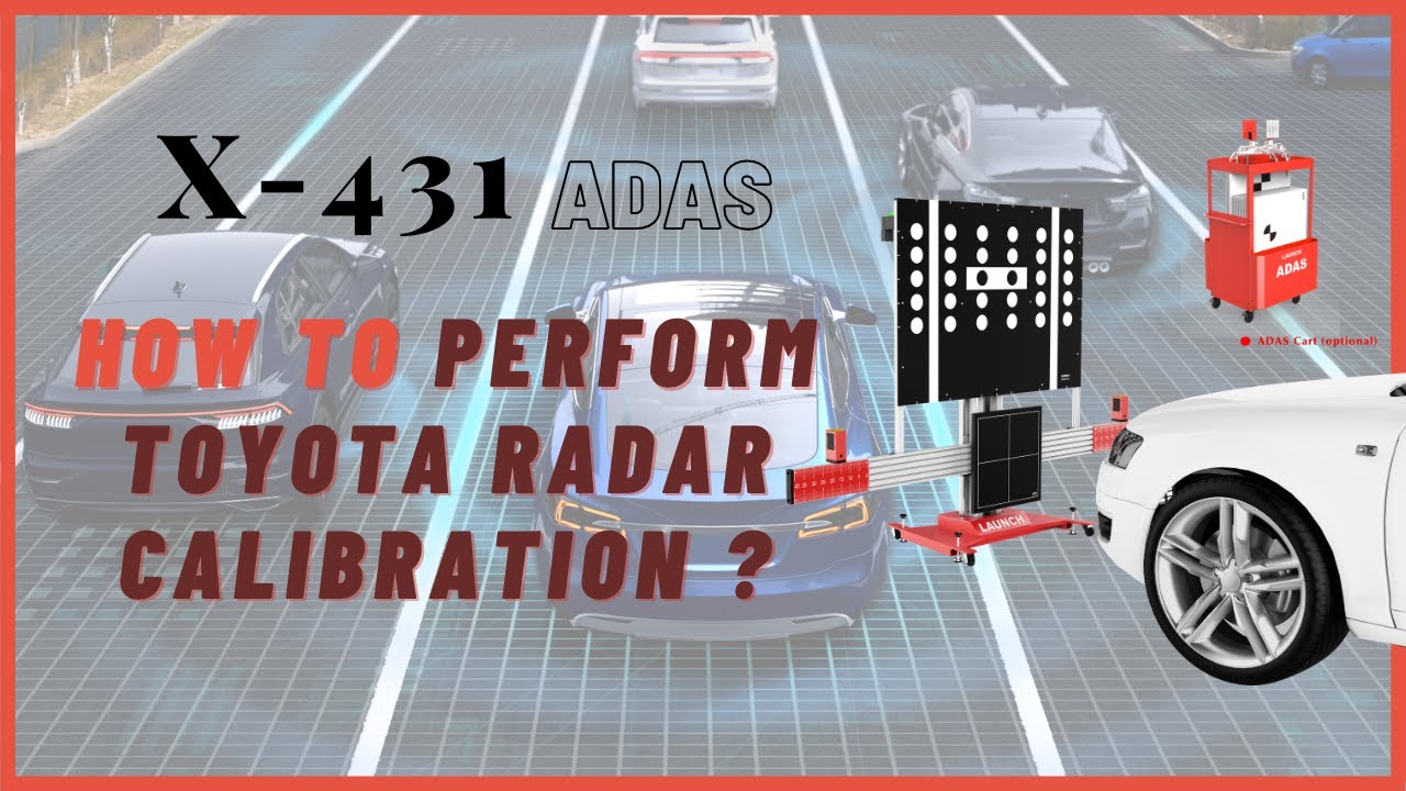 Launch X-431 ADAS PRO Calibration Tool-TOYOTA Radar Calibration