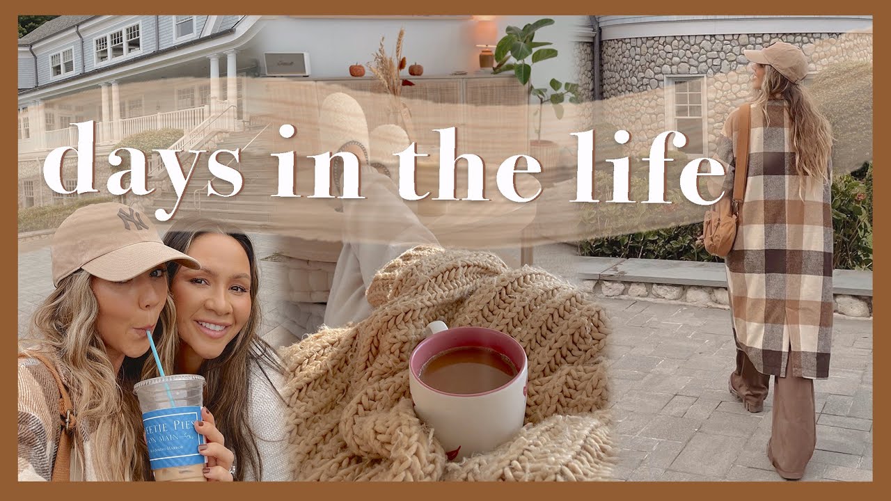 DAYS IN THE LIFE | party prep, tidying, baking meringues, & fall getaway to Long Island!