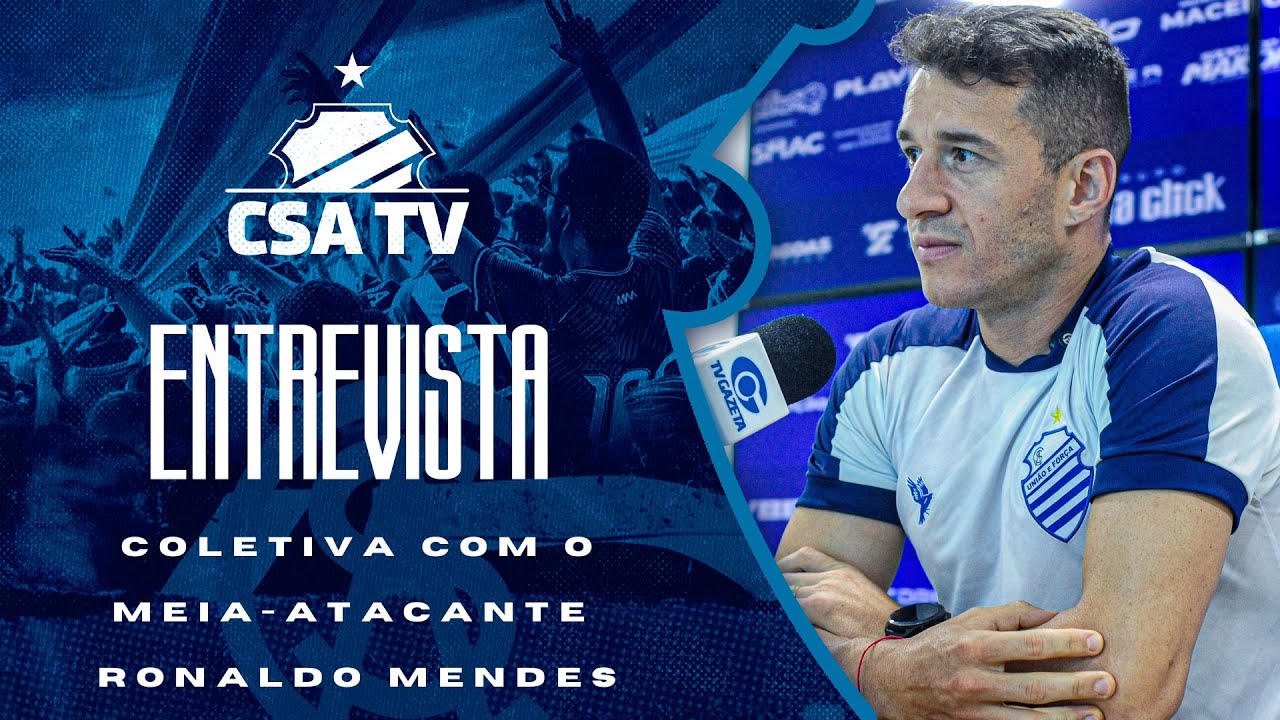 Coletiva com o meia-atacante Ronaldo Mendes: 10.02.26 - CSA TV