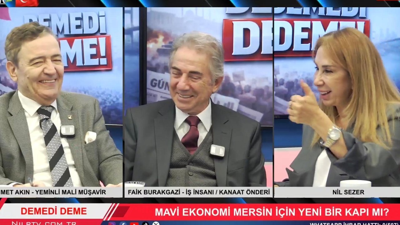 Mersin’in Gündemi Masaya Yatırıldı | Nil Sezer ile Demedi Deme – Faik Burakgazi & Ahmet Akın
