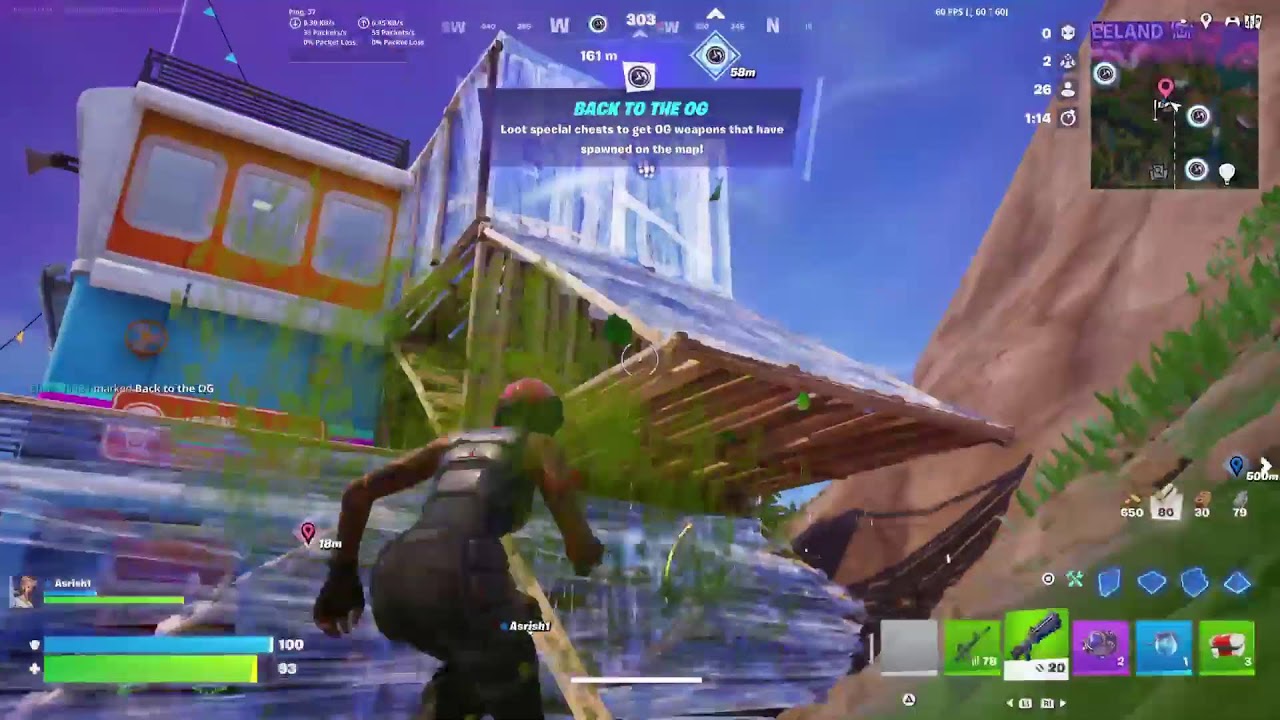 Me playing Fortnite Batell royal