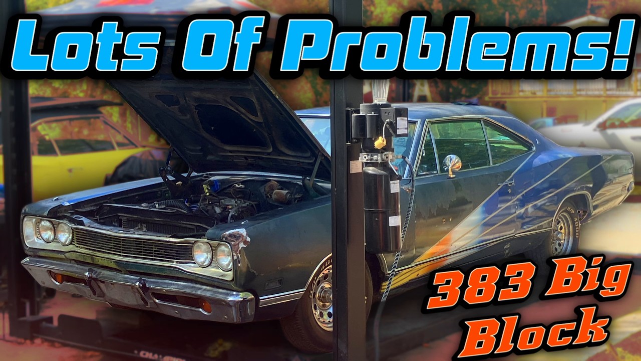 КУЧА проблем! Запускаем двигатель 383 от Dodge Coronet 500 1969 года после 17 лет простоя!