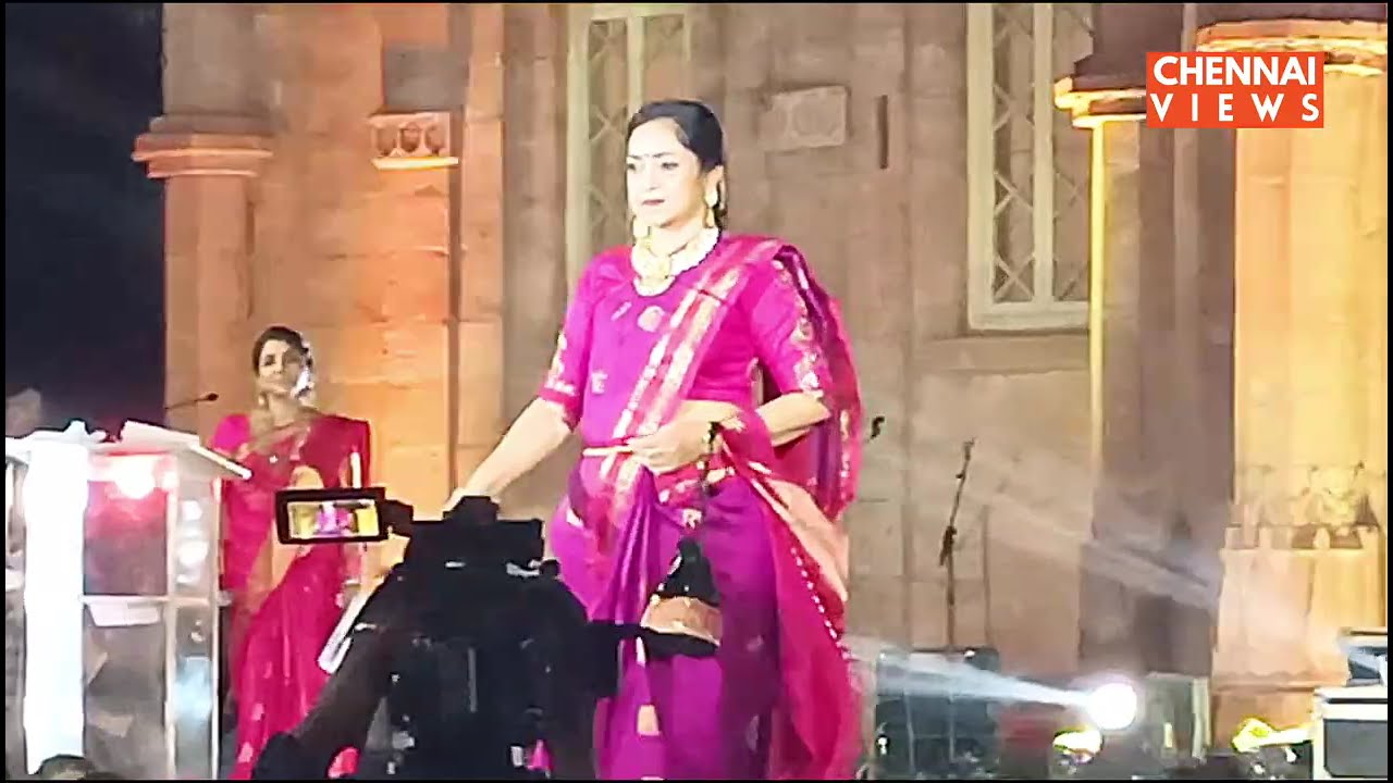 Co Optex Fashion Show Government Museum Chennai Sangamam 2026 #cinemachennai