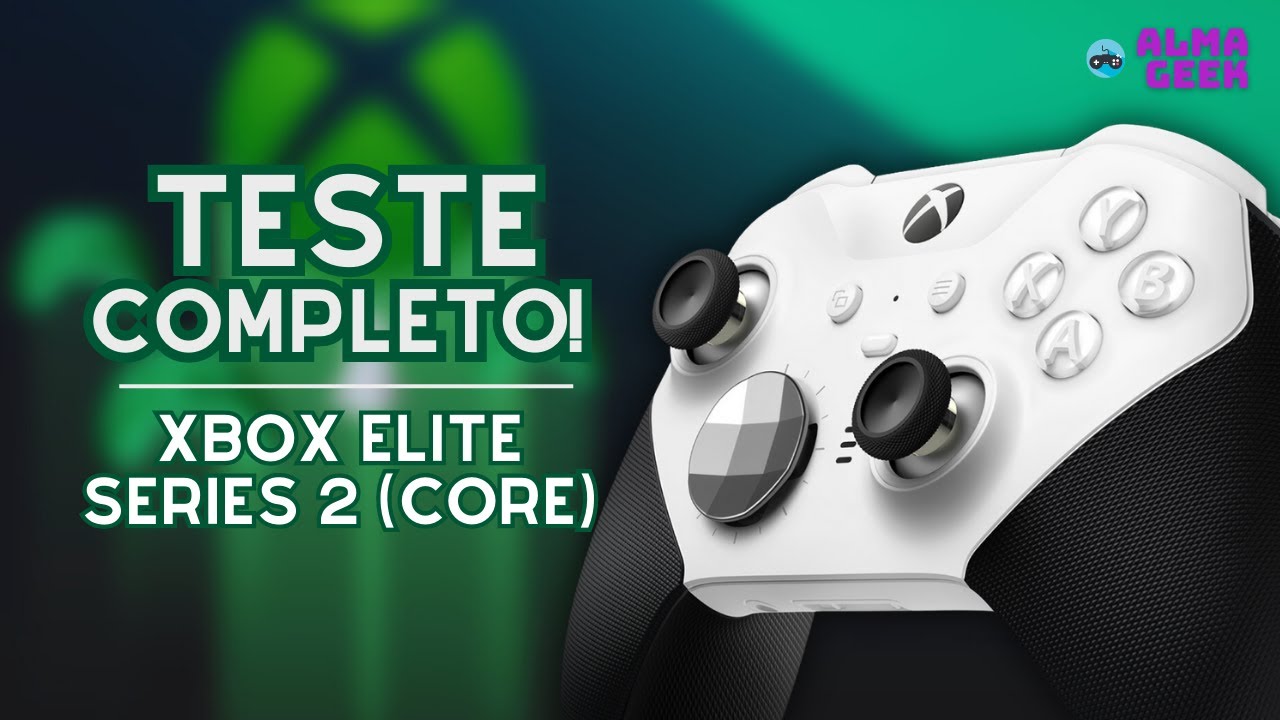 CONTROLE XBOX ELITE SERIES 2 (CORE): Unboxing + Análise Completa (Setup de Jogos: COD, FIFA, etc)