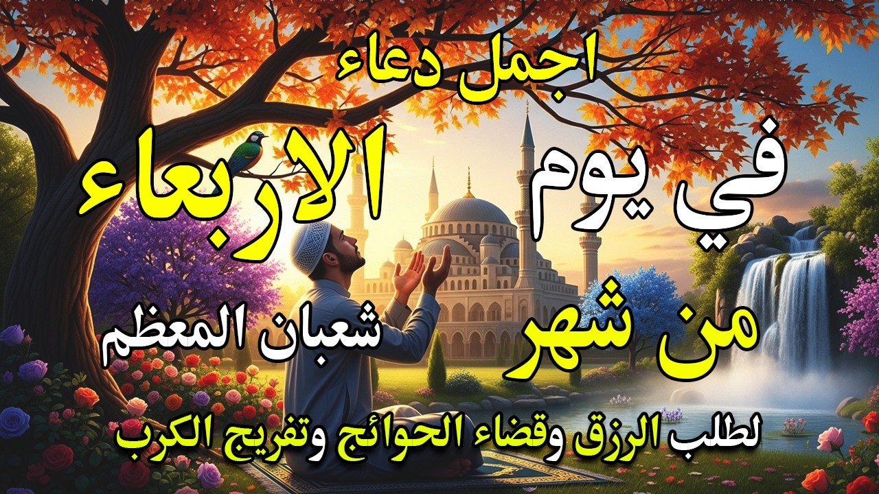 دعاء في يوم 18 من شهر شعبان 2026 يوم رفع البلاء وقضاء الحوائج وجلب الرزق 🤲