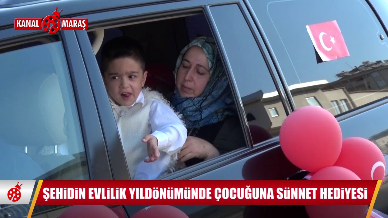 Kahramanmaraş'ta Şehit Oğluna 'Özel' Sünnet Konvoyu