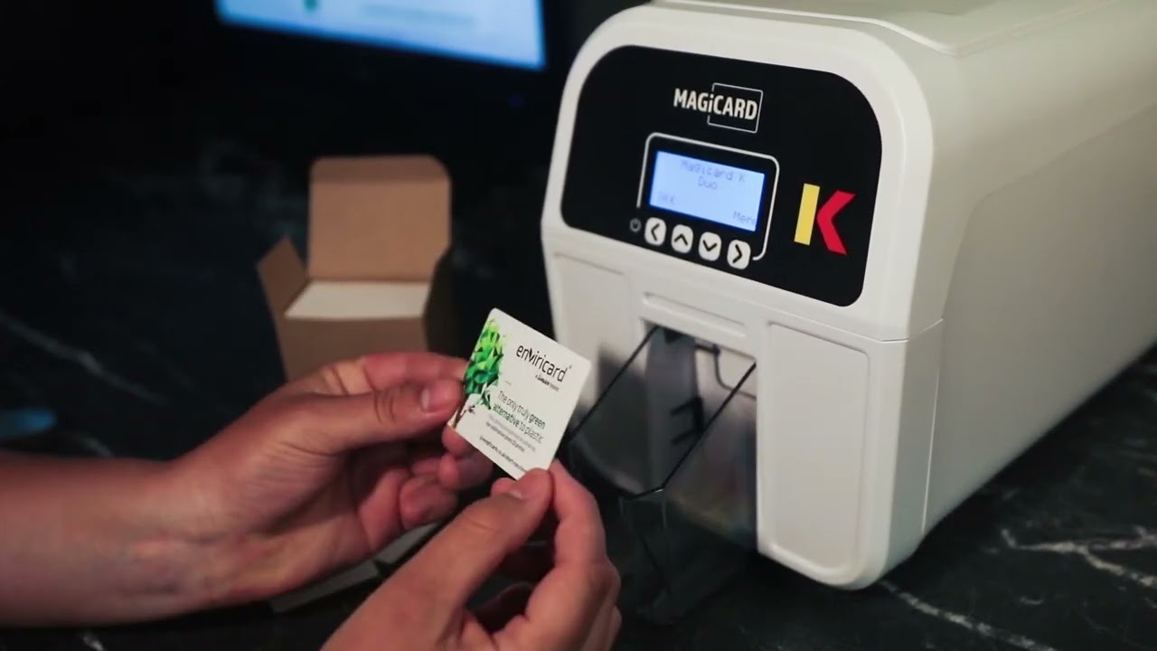 Environmentally friendly ID Card printed on MAGiCARD K