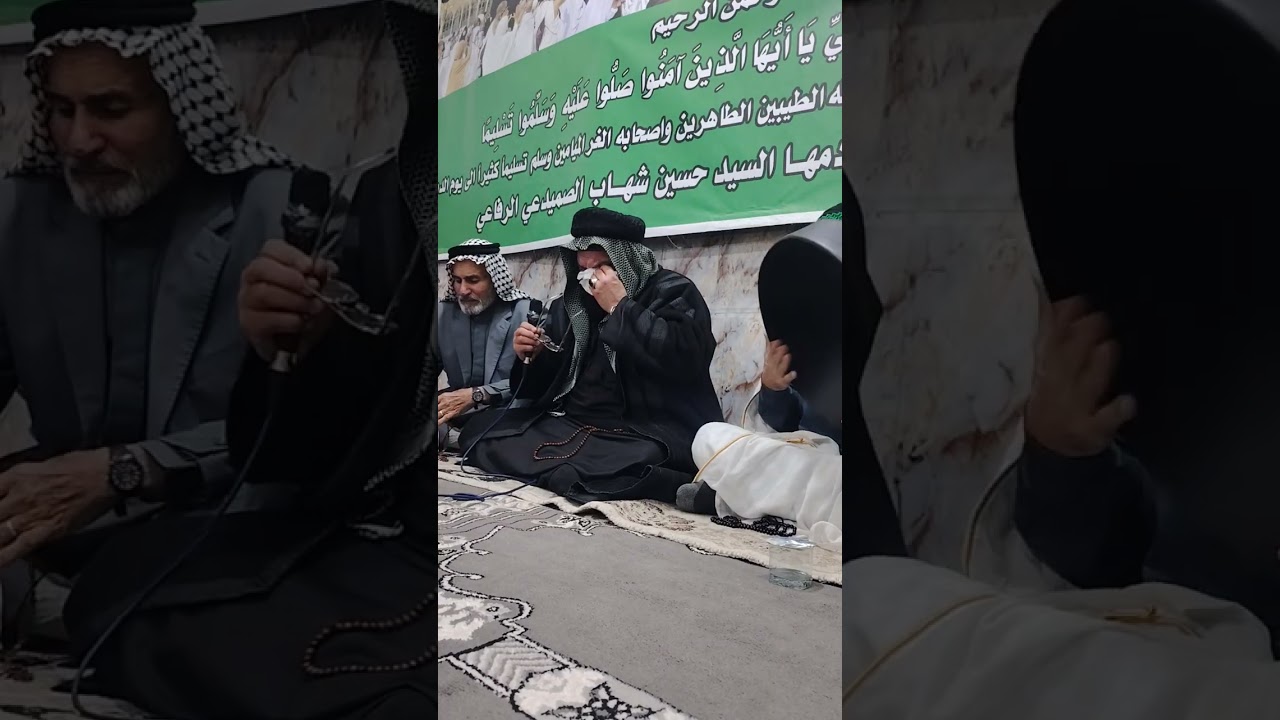 عتابه حزينه تبجي الصخر 😭😭😭 المداح سيد سعيد الصميدعي مدح حربي نار 🔥😥💔