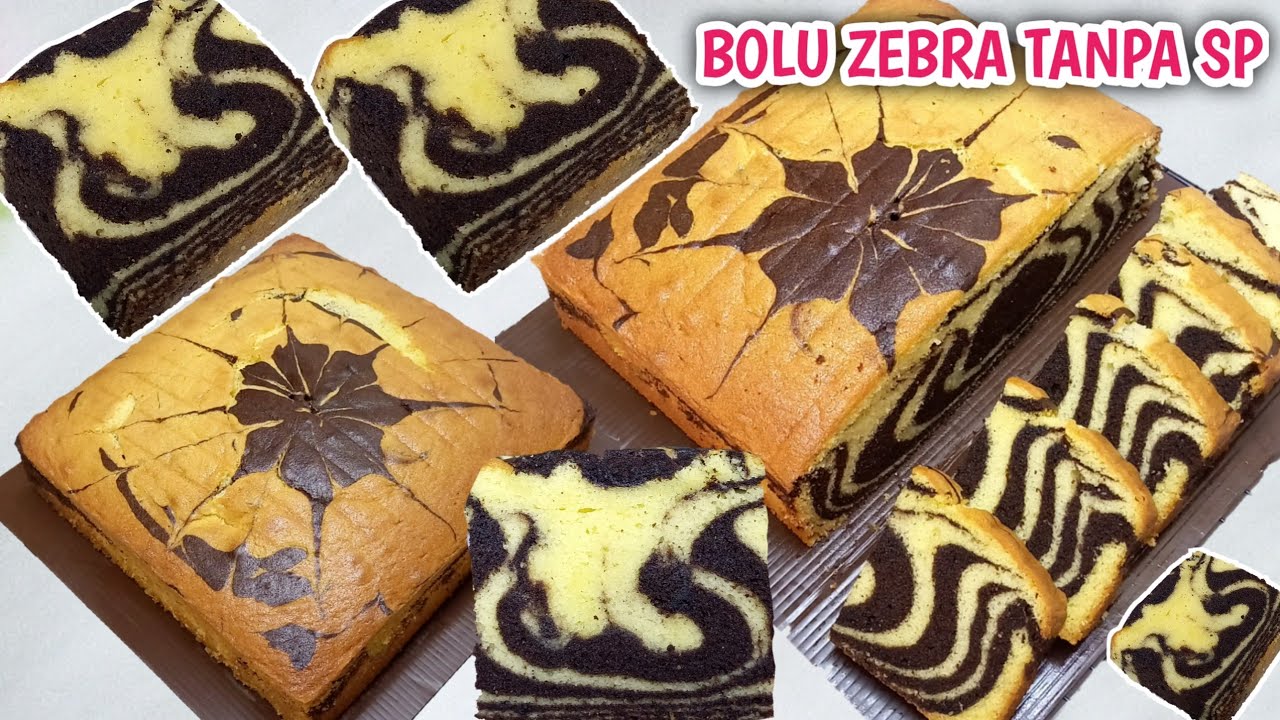 Ludes Dalam Sekejab, Seenak Ini Rasanya - Bolu Zebra Tanpa Pengembang Moistnya Kebangetan