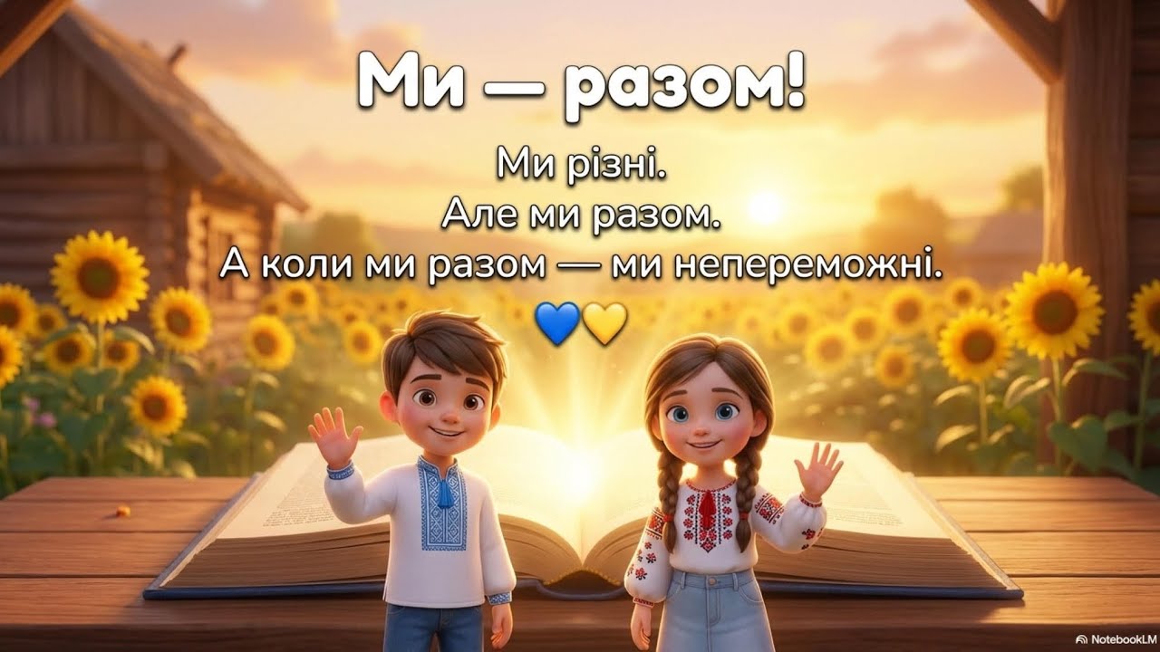 День Єднання України. Відео дітям.