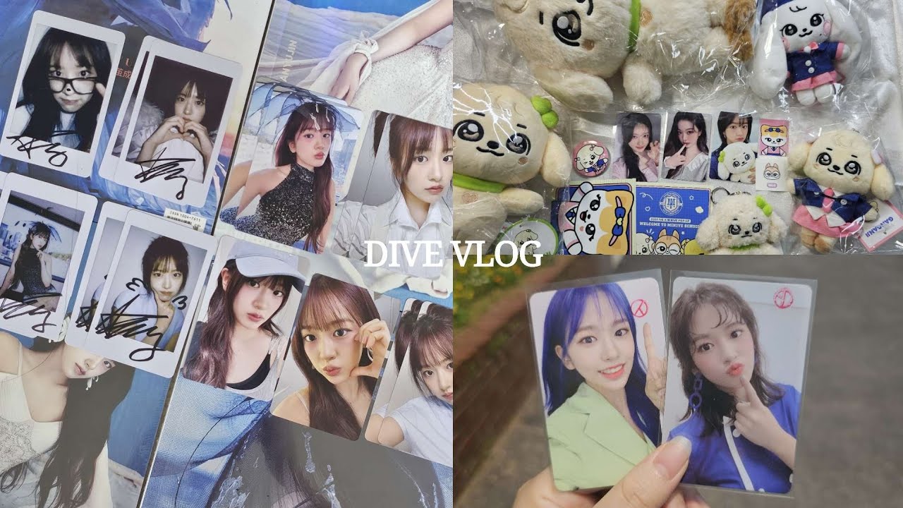 미니브 팝업스토어갔다가 사전투표하기 👻 | 윶프 다이브로그 | 중국 아레나 잡지 | 준등기깡 ive dive vlog