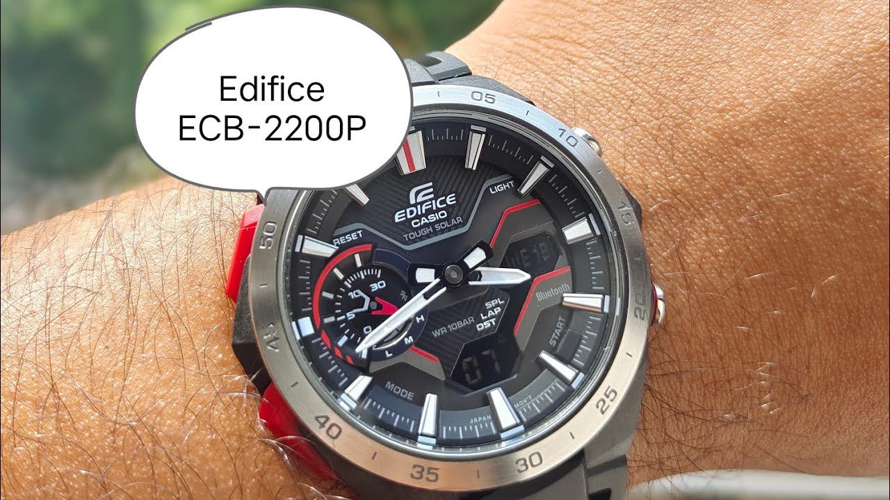 Casio Edifice ECB-2200P-1ADF #casio #casioedifice #watch #watchreviews