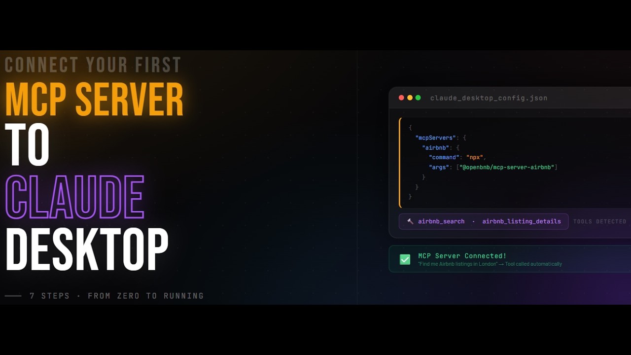 MCP # 0006 # Connect Your First MCP Server to Claude Desktop - Step by Step
