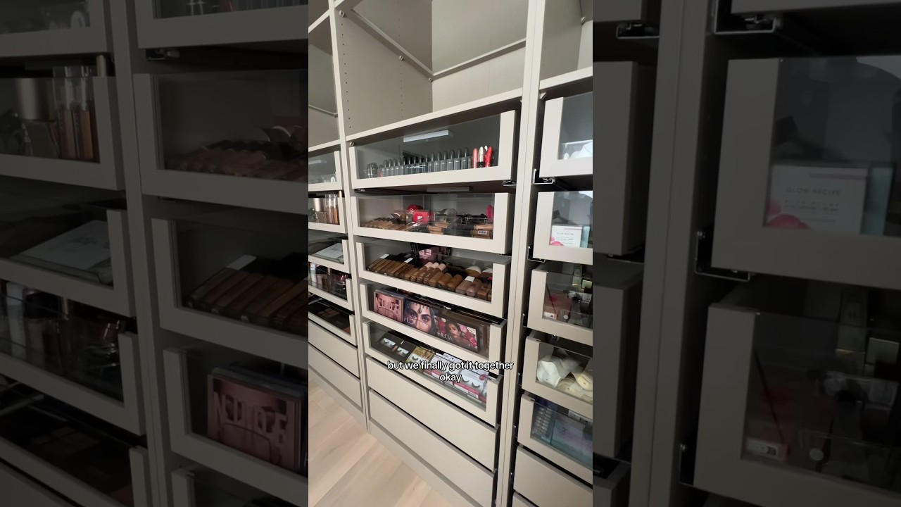 DREAM makeup setup! #makeuplover #organization #ikeapax