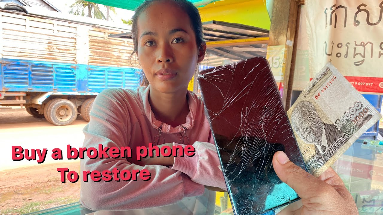 Buy a broken phone to restore / Restoration vivo Y91i cracked