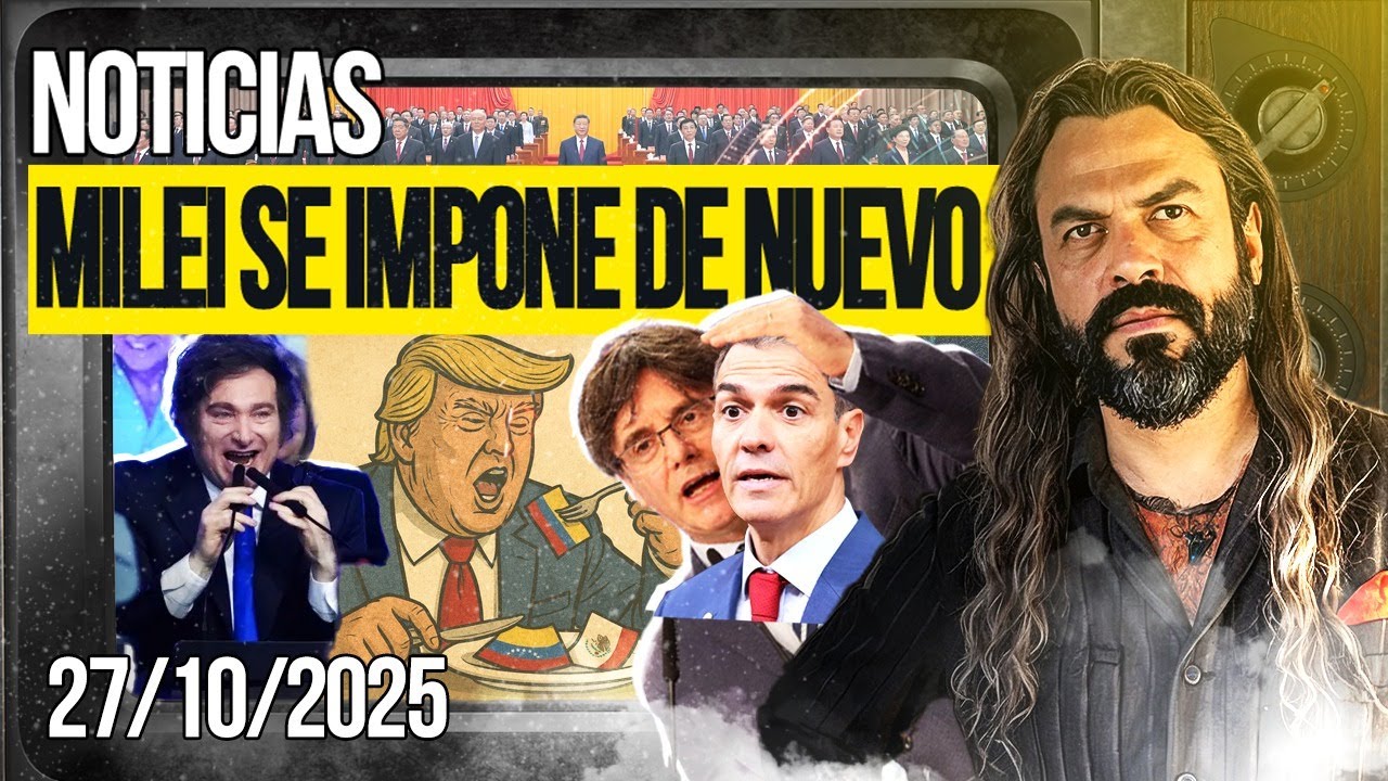 NOTICIAS EN DIRECTO con Santiago Armesilla: Gana MILEI, Puigdemont, Plan Quinquenal Chino y+ (19)